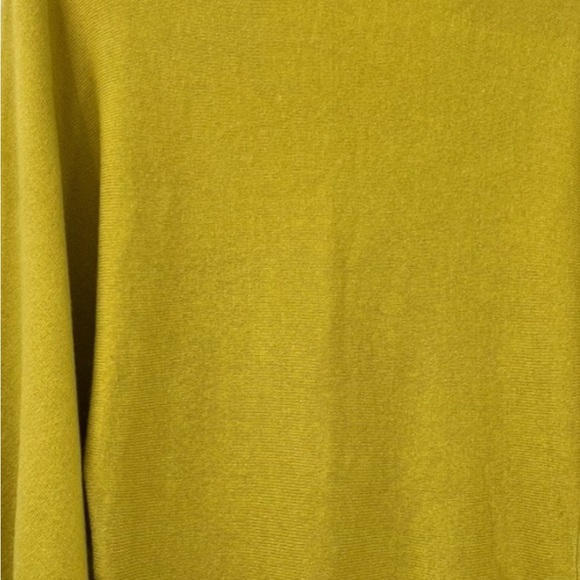 BcbgMaxAzria: mustard batwing XL soft loose neck sweater - Picture 11 of 13